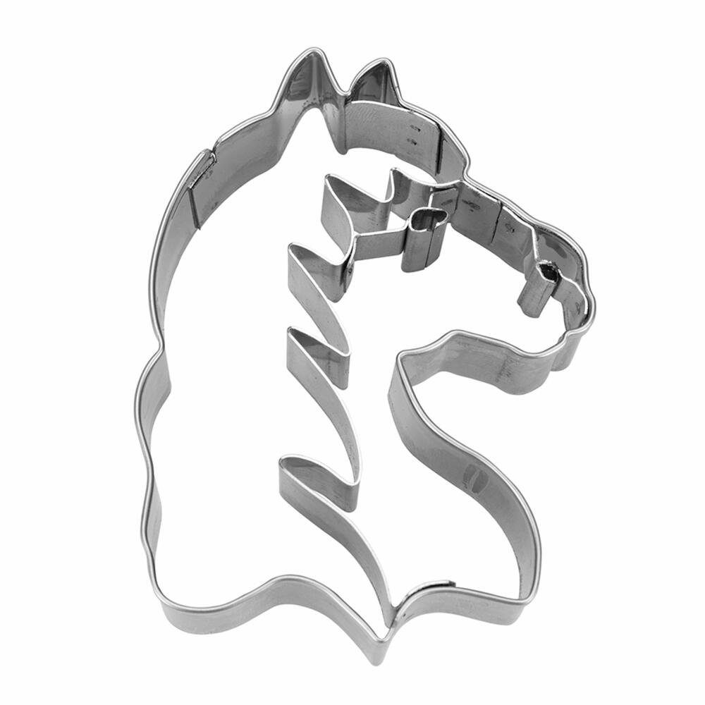 STÄDTER Ausstechform Präge Pferdekopf 7.5 cm, Edelstahl