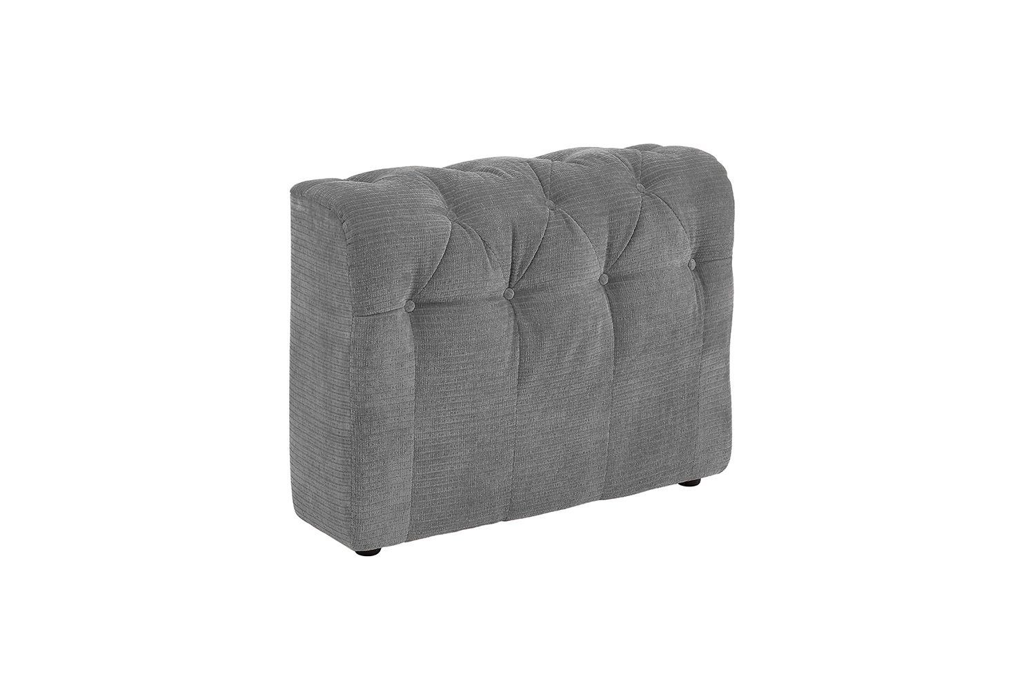KAWOLA Sofaelement SEPHI, Sitz- oder Seitenelement Cord Vintage, versch. Ausführungen u. Farben grau | Sofaelemente