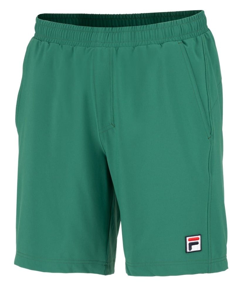 Shorts Tennishose Santana (4-Wege-Stretch, atmungsaktiv) kurz grün Herren
