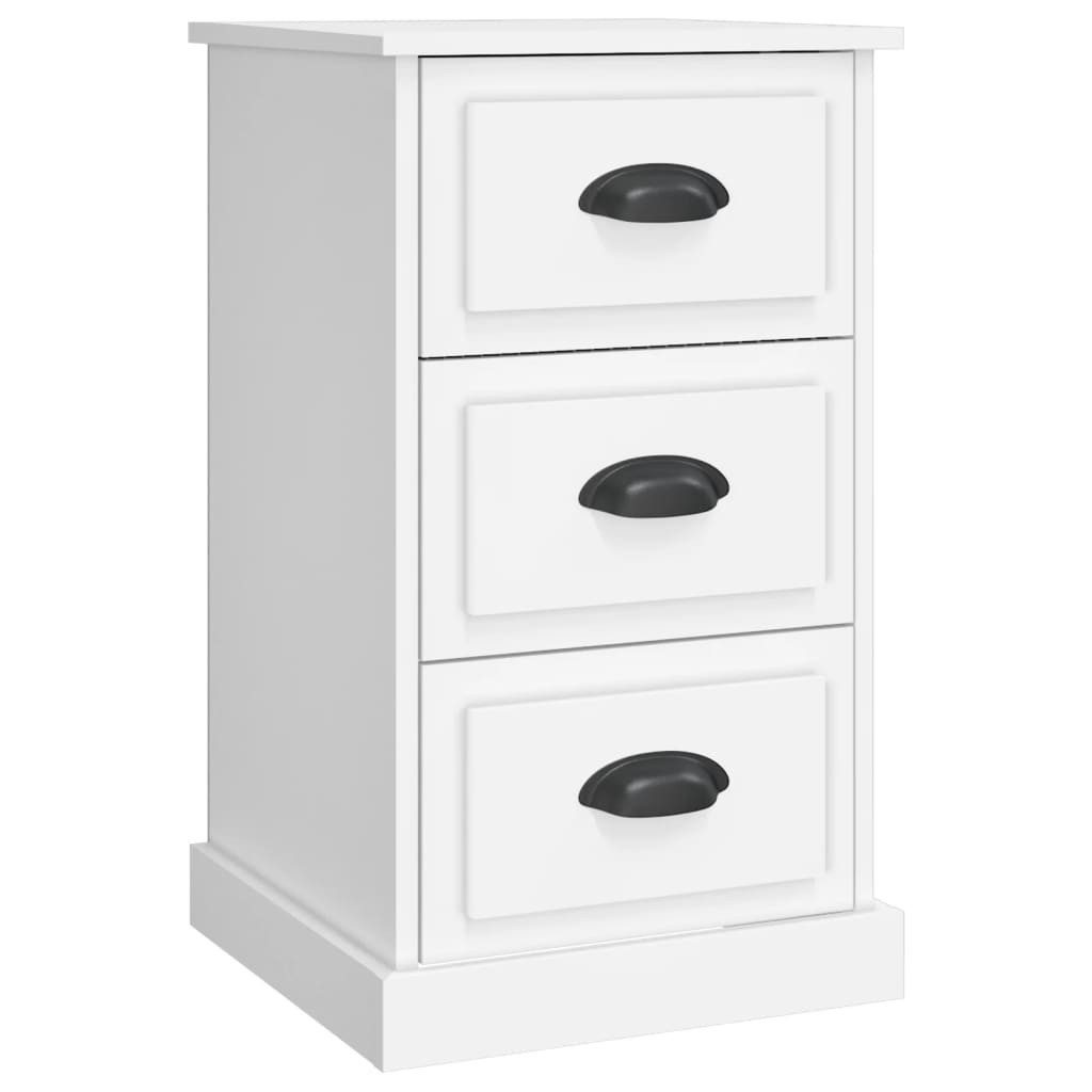vidaXL Nachttisch Nachttisch Weiß 39x39x67 cm Holzwerkstoff (1-St)