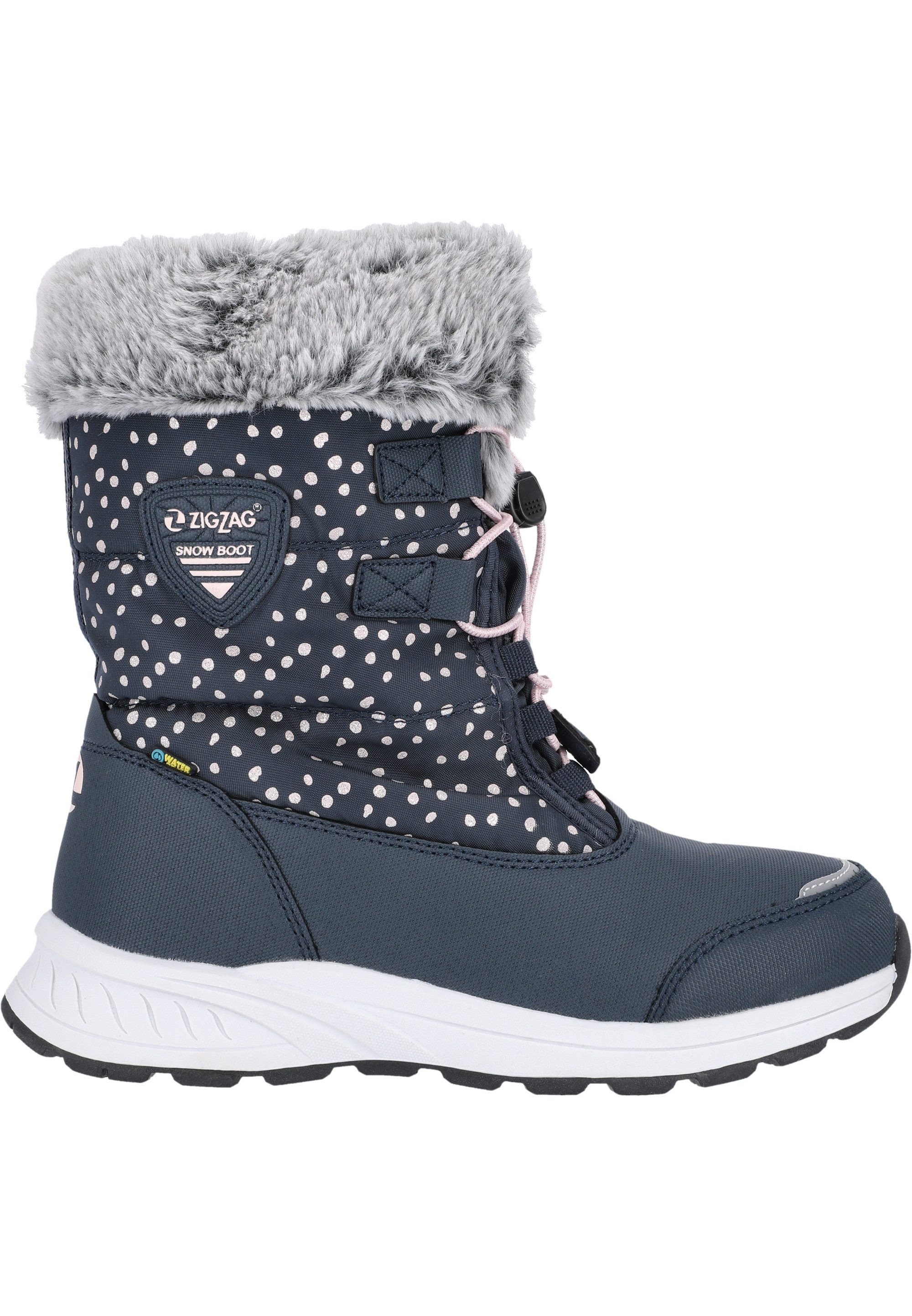 ZIGZAG Wesend Stiefel mit bequemem Kunstfellbesatz und Allwetterprofil