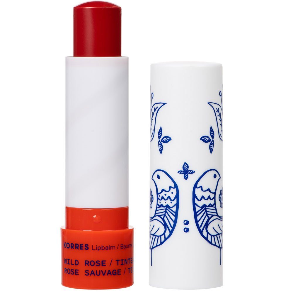 Korres Gesichtspflege WILD ROSE Lip Balm getönt red, 4.5 g