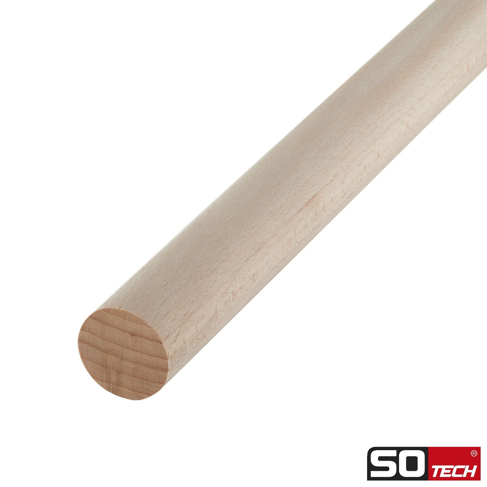 SO-TECH® Kleiderstange Garderobenstange Rundstab Holzstab zum günstig online kaufen