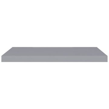 furnicato Wandregal Schweberegale 4 Stk. Grau 80x23,5x3,8 cm MDF