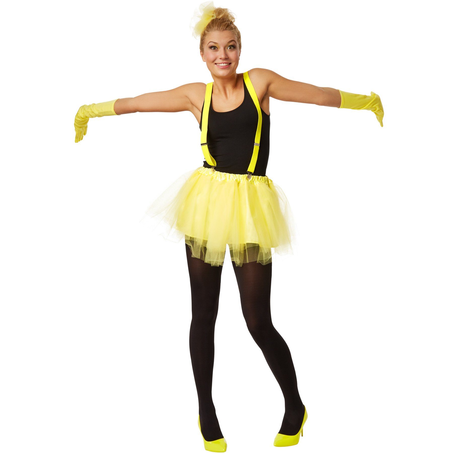 dressforfun Minirock Tutu Tüllrock mit Hosenträger