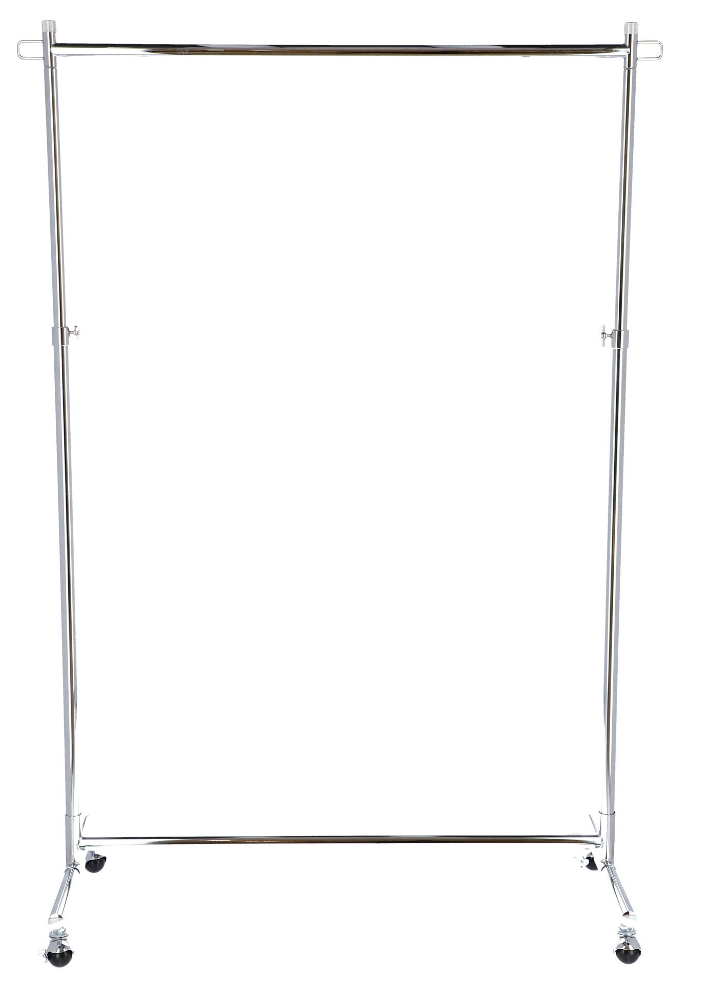 jankurtz Garderobe Boston aus Metall, Silber, Höhenverstellbar von 108 bis 184 cm