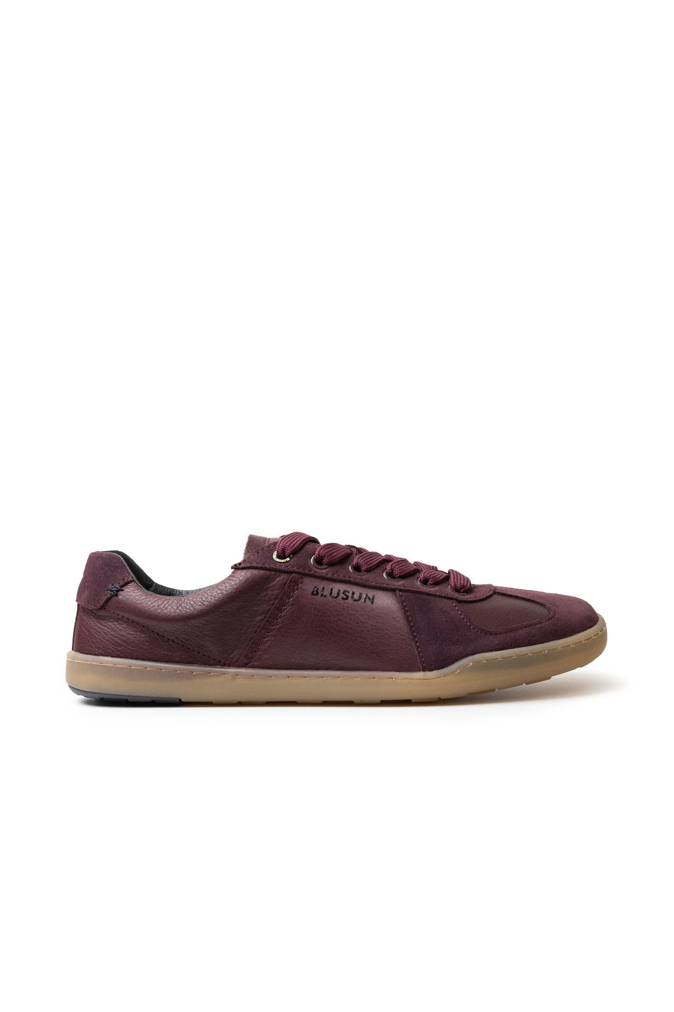 BLUSUN BLSN-200W Damen Barfußschuh Glattleder mit Velour Barfußschuh aus echtem Leder