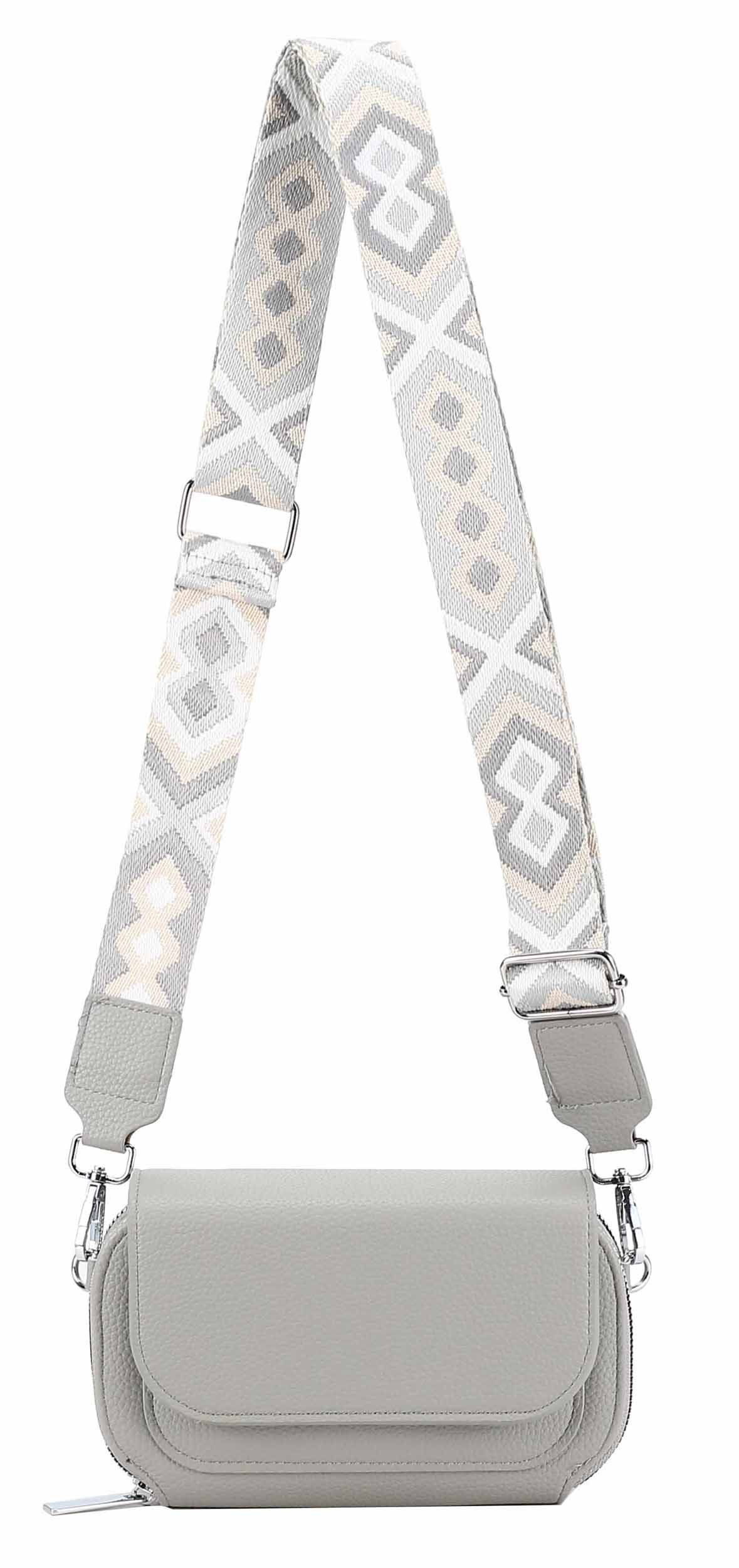 Schultertasche Damen Umhängetasche CrossBody Clutch Brusttasche Geldbörse Handytasche