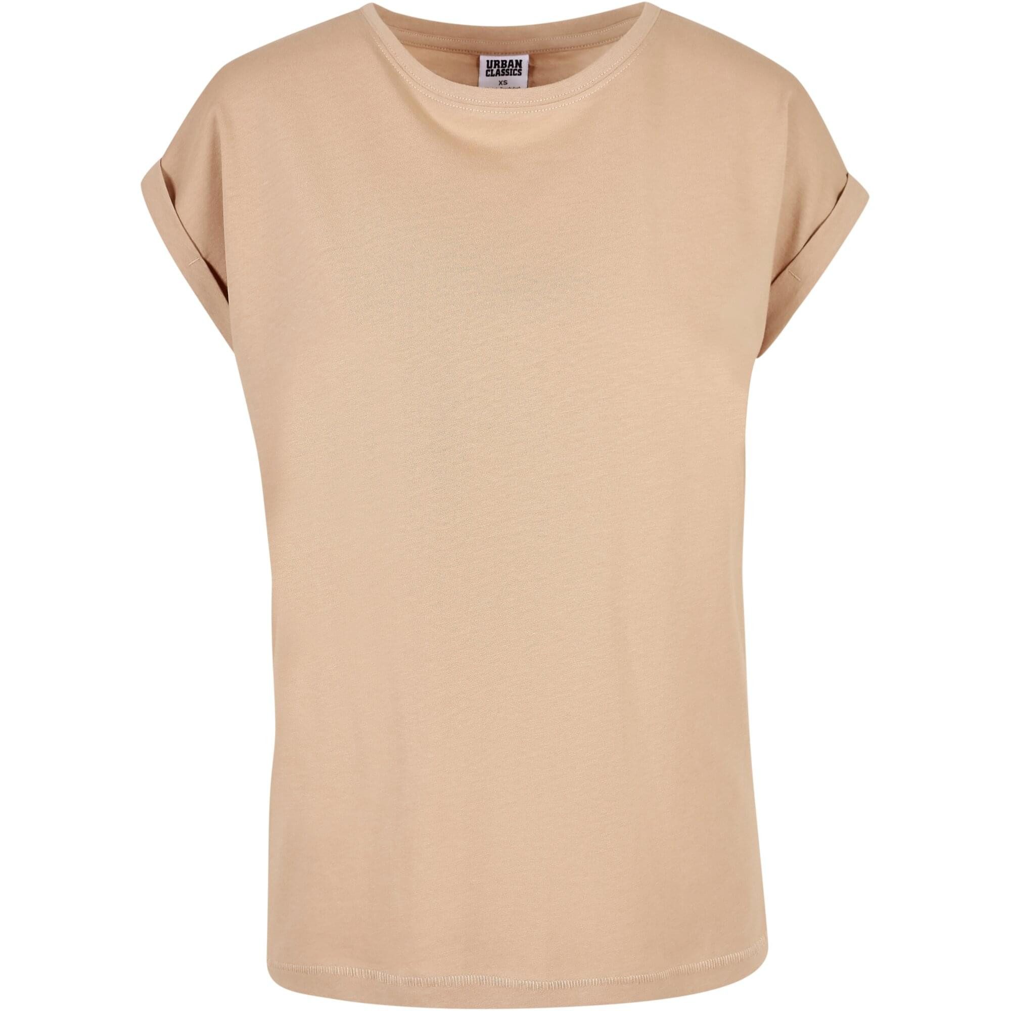 Kurzarmshirt Urban Classics Damen Ladies Extended Shoulder Tee