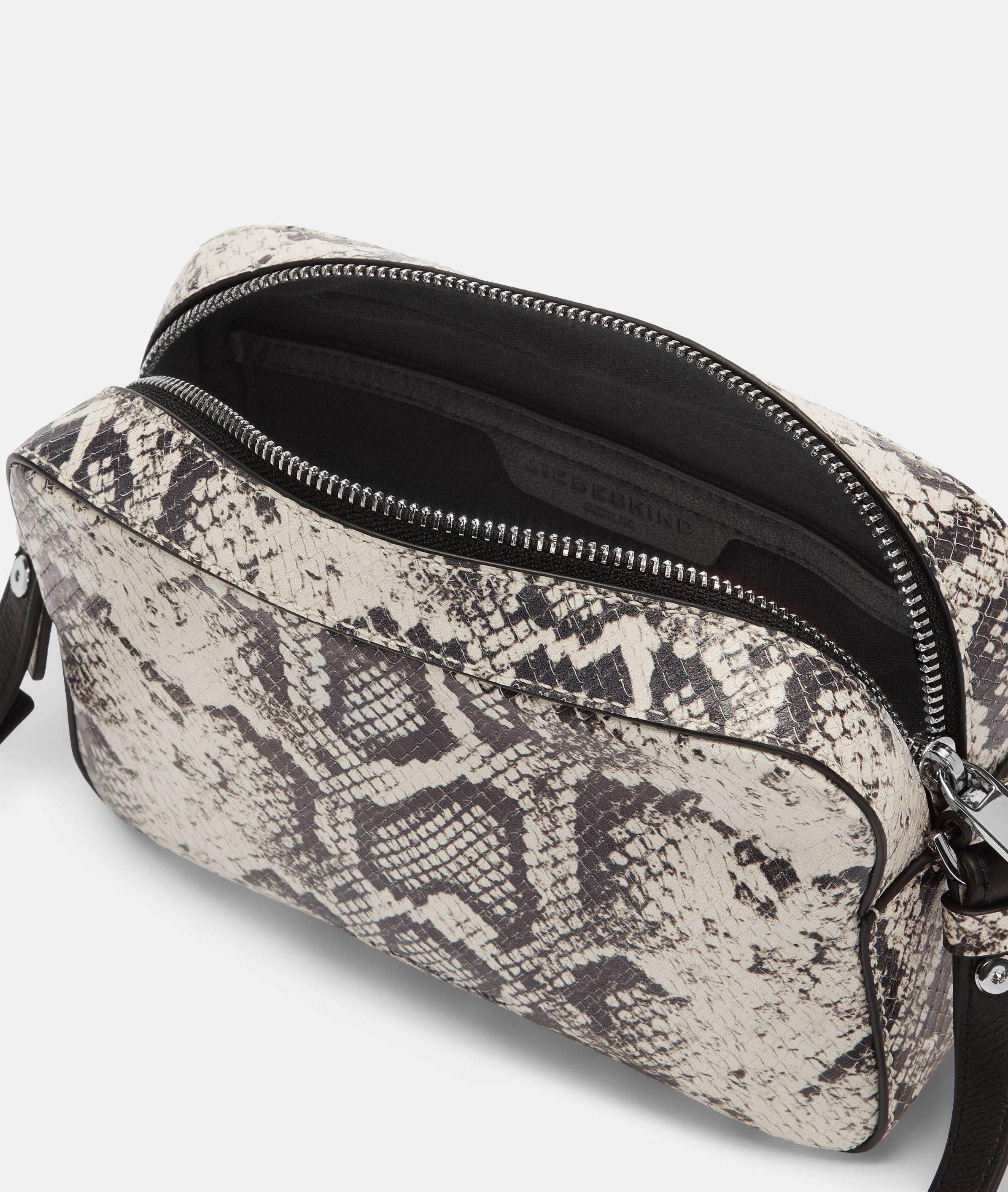 Liebeskind Berlin Umhängetasche Snake Ella Camera-Bag S, Handliche Umhängetasche in Snake-Optik