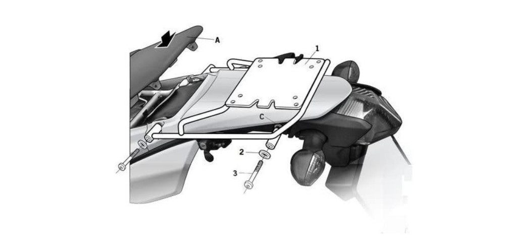 SHAD Handgepäck-Topcase Top Master Topcaseträger