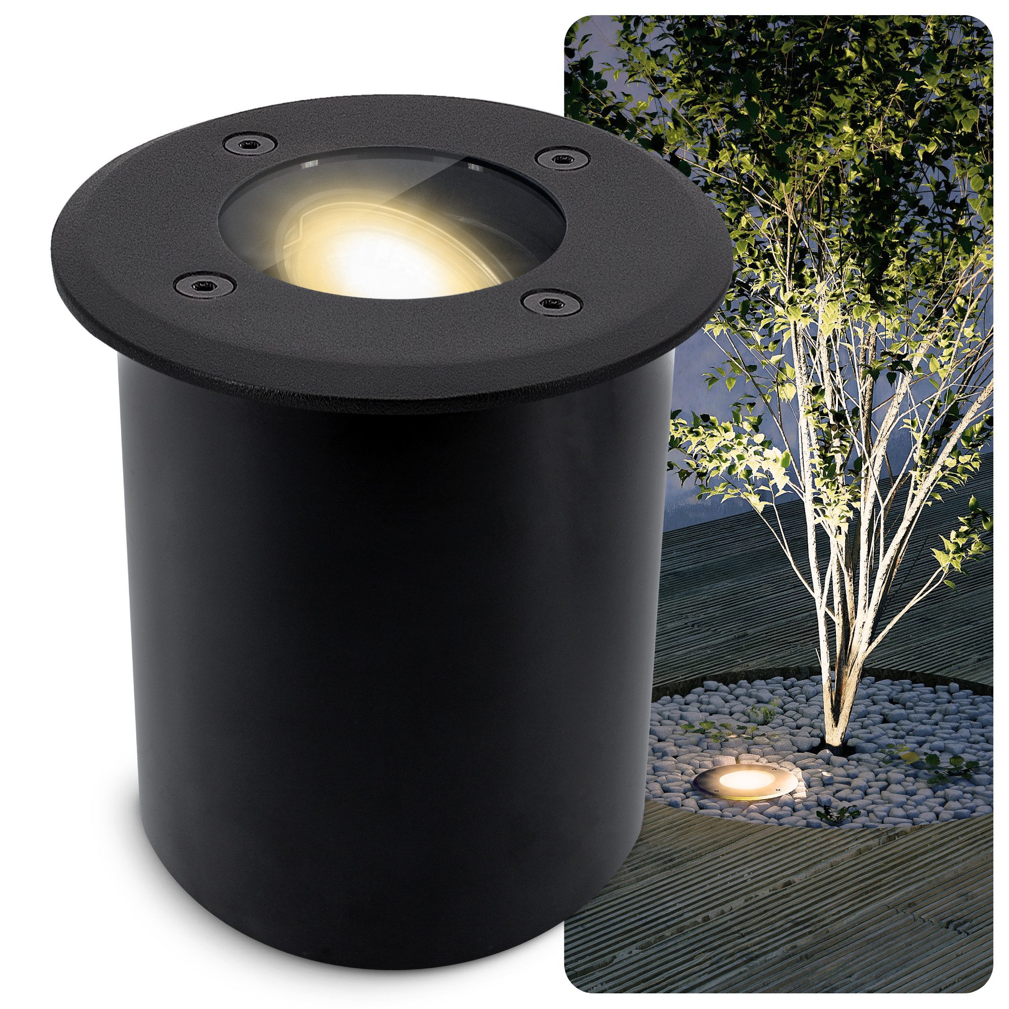 SSC-LUXon LED Gartenstrahler JUAVI LED Bodeneinbaustrahler günstig online kaufen