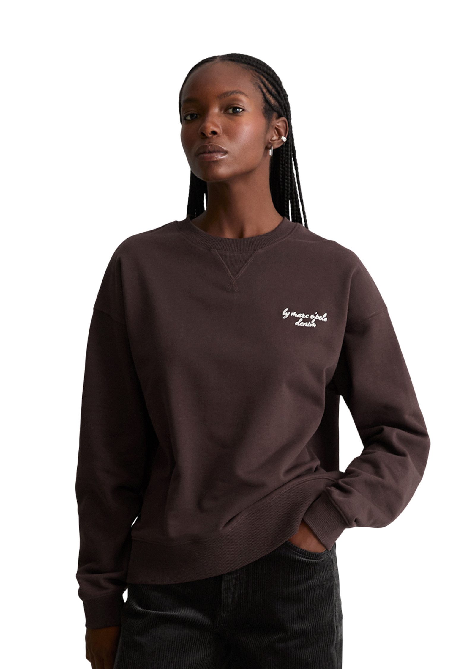 Marc O'Polo DENIM Sweatshirt aus softer Bio-Baumwolle