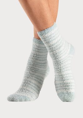 LASCANA Kuschelsocken (Packung, 4-Paar) aus weicher und warmer Flausch-Qualität