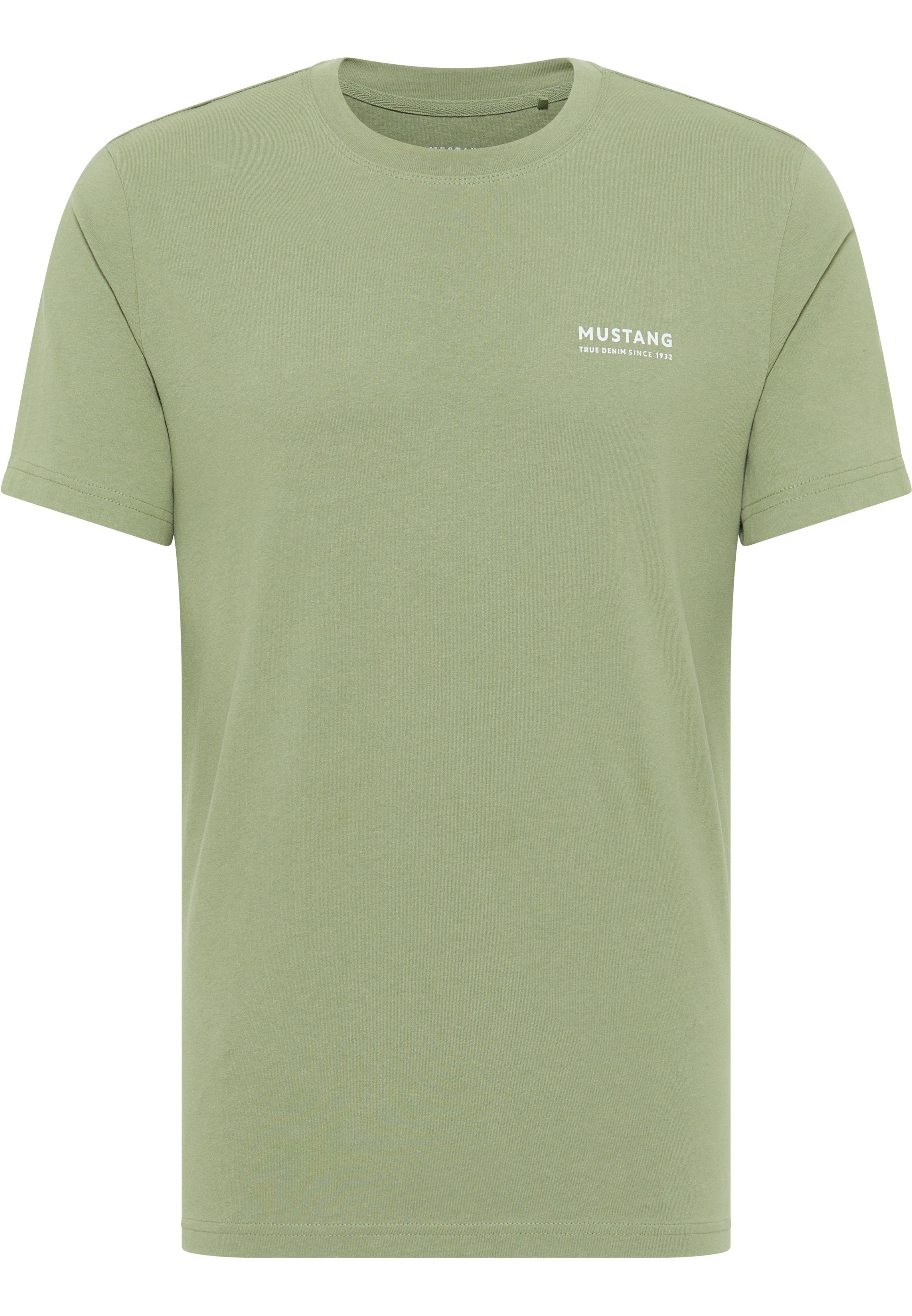 MUSTANG T-Shirt Style Print grün C Alex