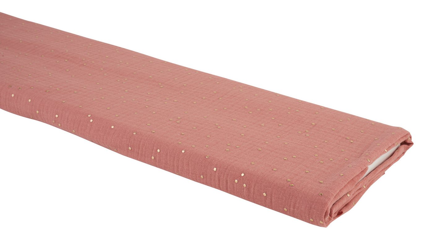 Thumbnail - VBS Stoff Goldene Punkte, 130 cm