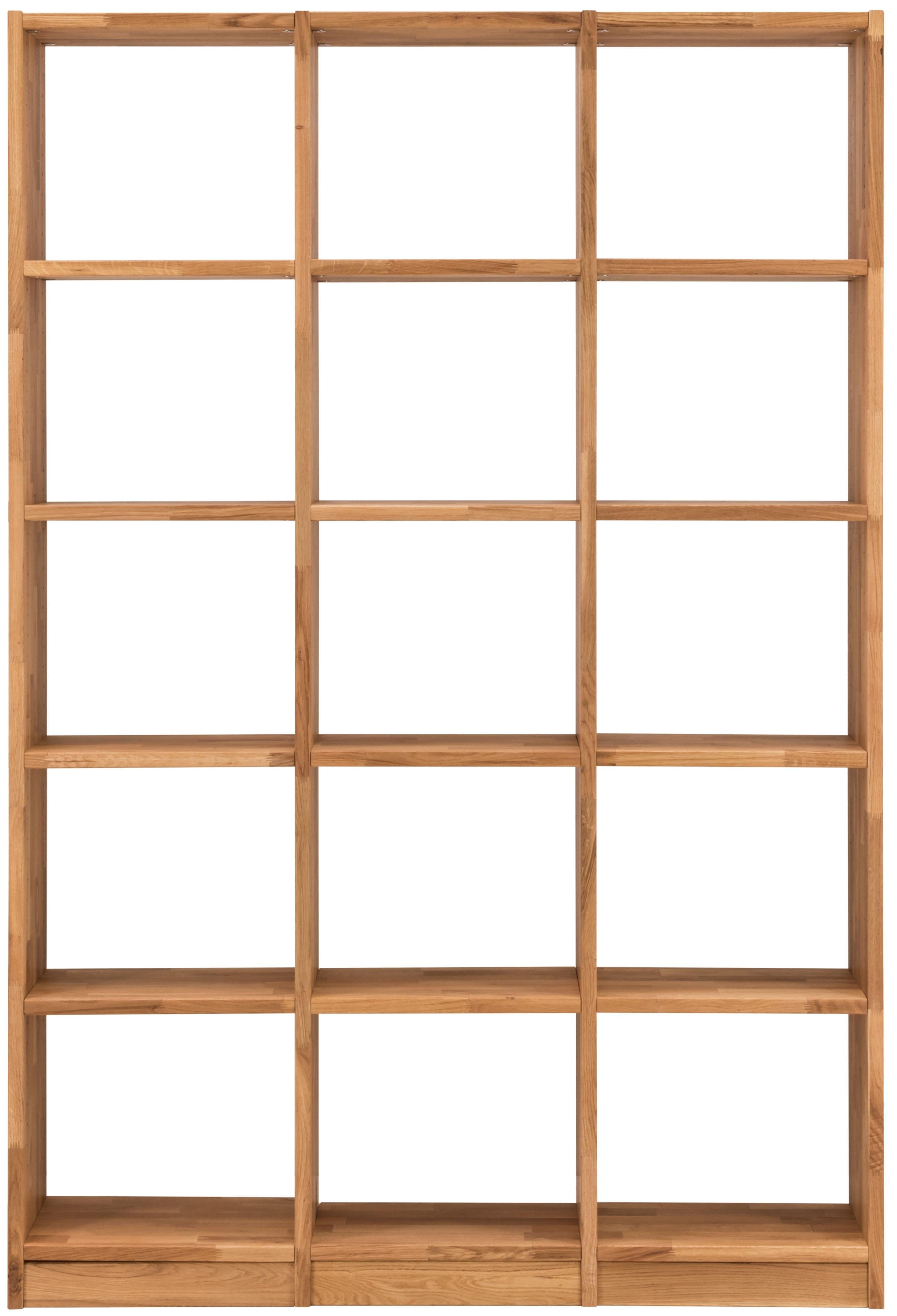 Home affaire Regalelement Ecko, aus schönem massivem Wildeichenholz, Breite 136 cm