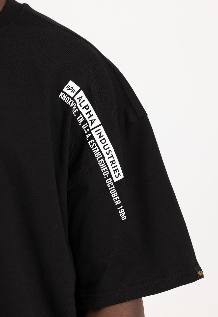 Alpha Industries T-Shirt - oversize Flock Logo T günstig online kaufen