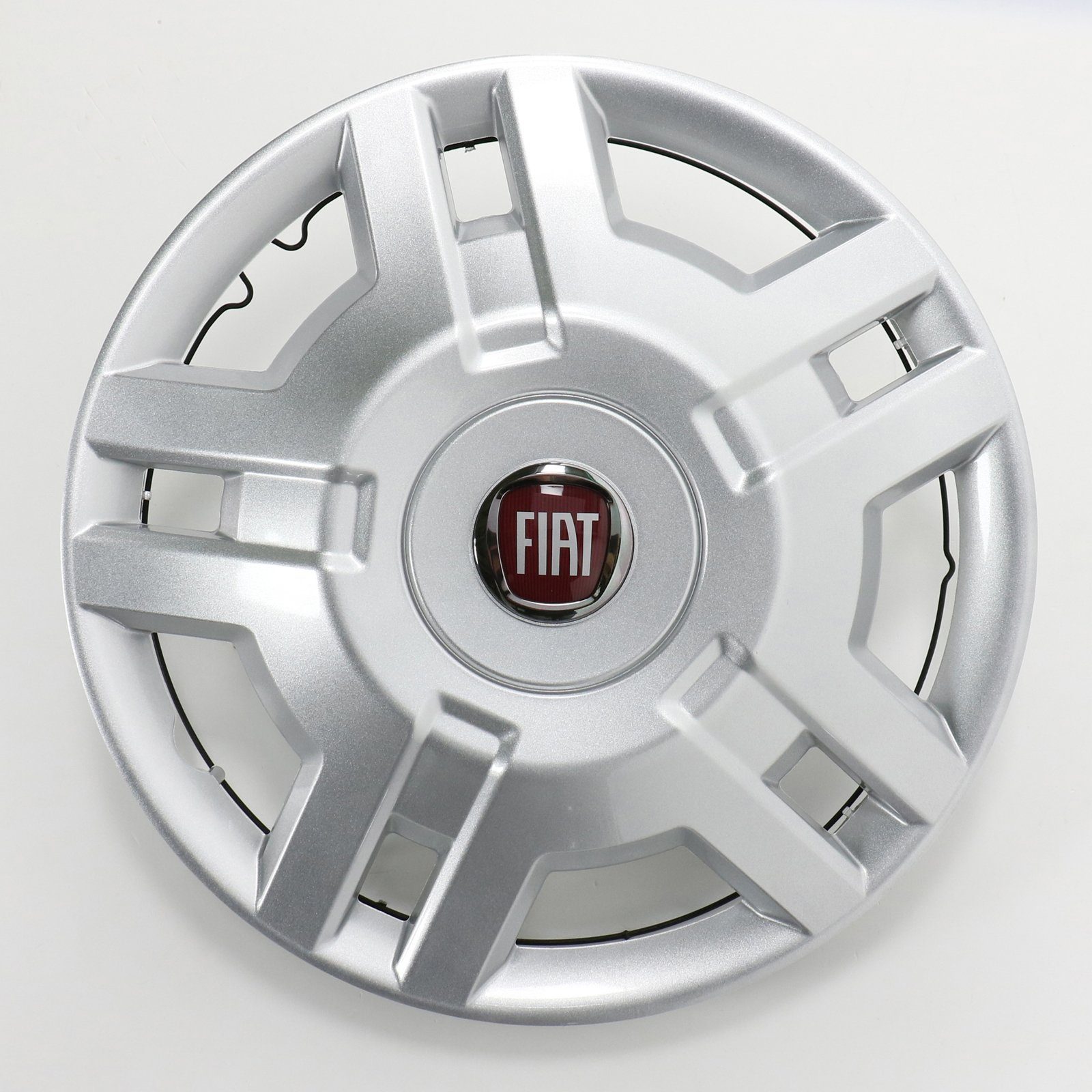 FIAT Radkappe Original Radkappe Radblende 15 Zoll Silber 1358879080, 15 in Zoll, (1-St)