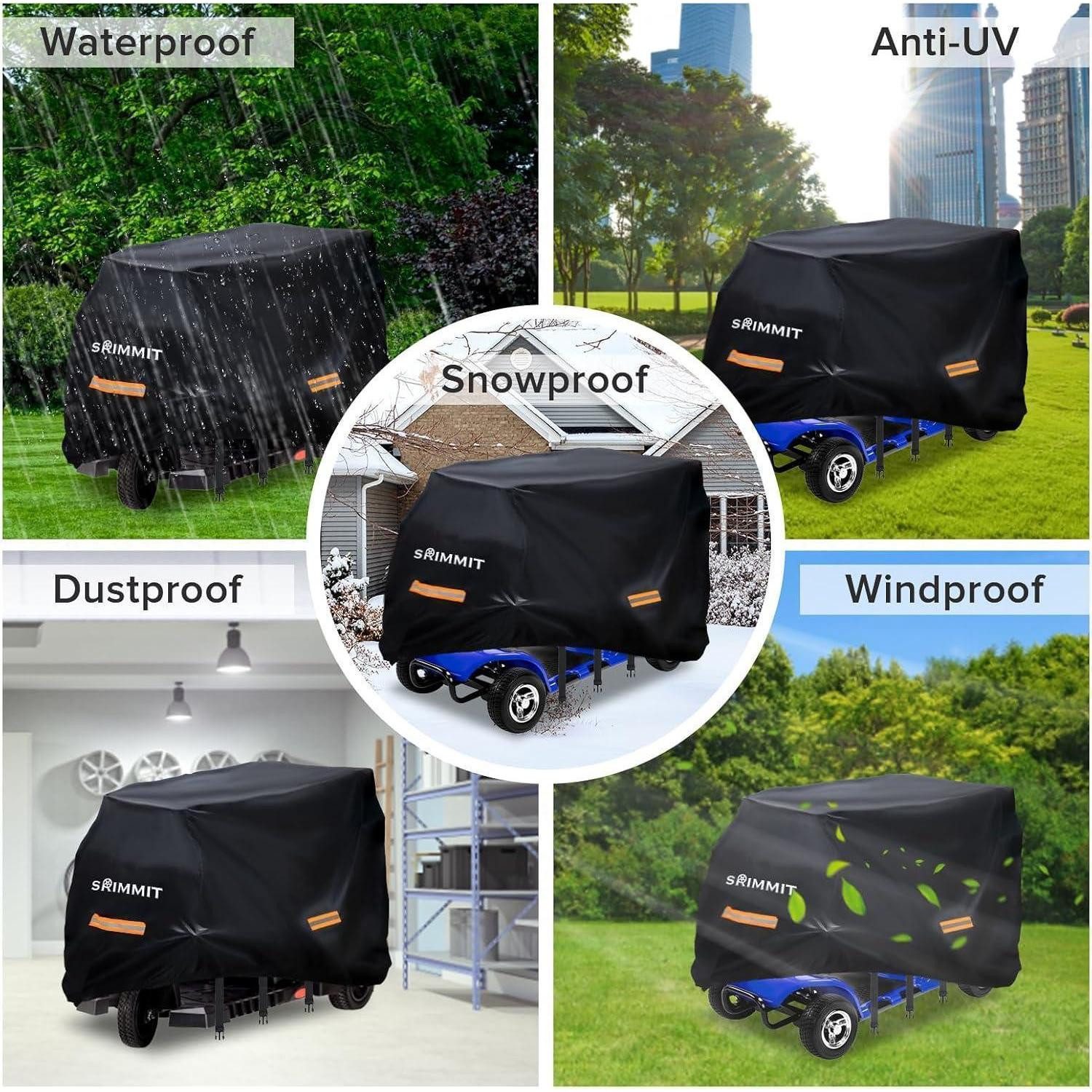 LuxusKollektion Schutzplane 420D Elektromobil Abdeckhaube - Wasserdicht UV-beständig - Universell – Bild 2 von 5