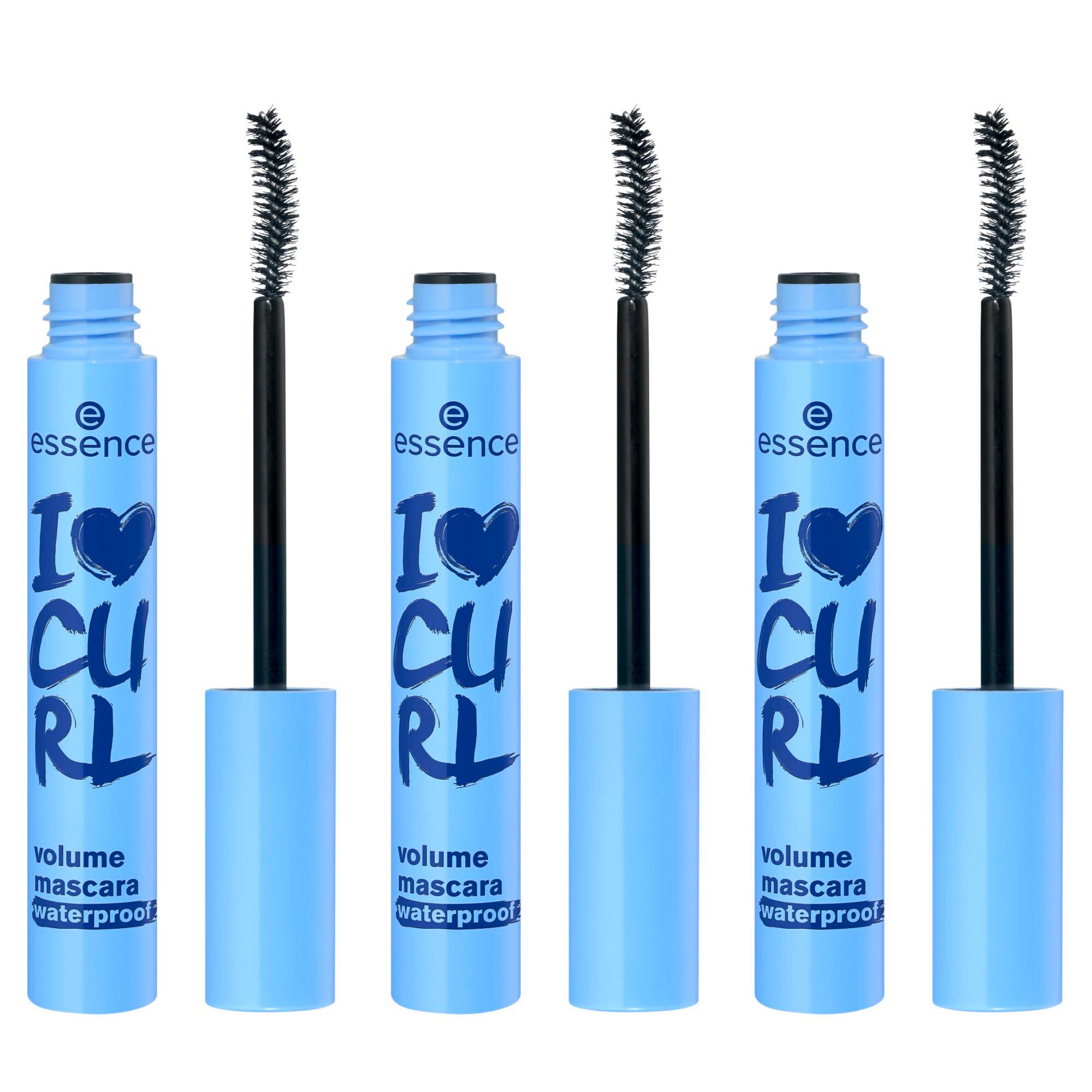 Essence Mascara I LOVE CURL volume mascara waterproof, 3-tlg.