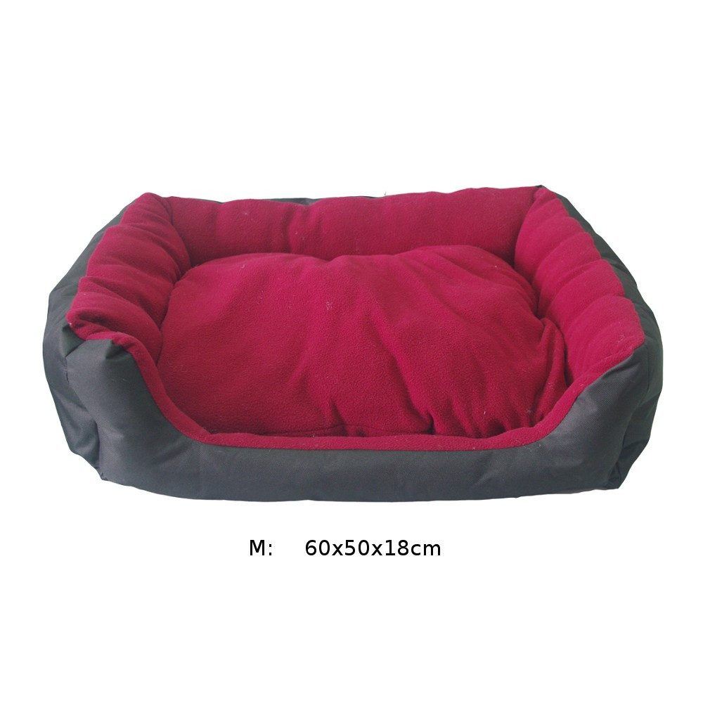 LinJa Hundebett Hundebett BaluM rot Hundekorb Hundekissen Hundesofa Tierbett