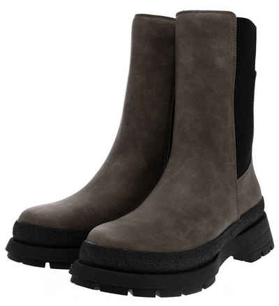 Buffalo SHARI Grau Stiefelette Vegane Damen Chelsea Boot