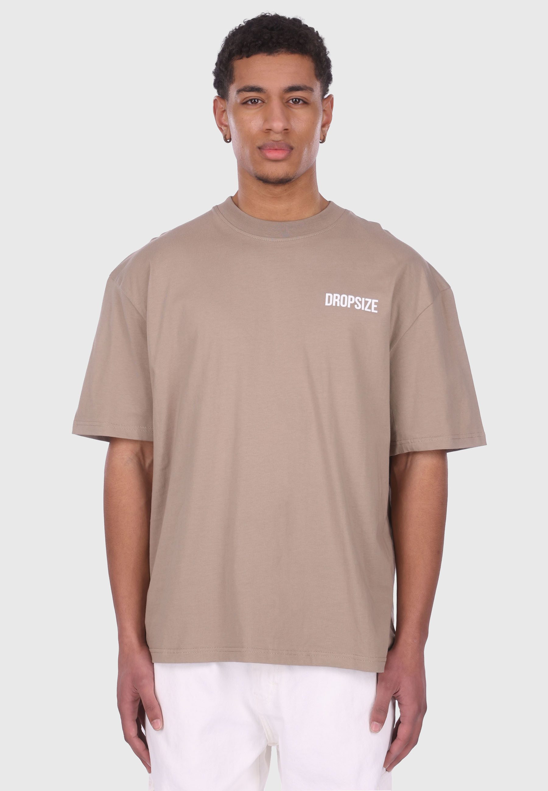 Dropsize T-Shirt Dropsize HEAVY OVERSIZE DROPSIZE STUDIOS SWIRL T-SHIRT (1-tlg)