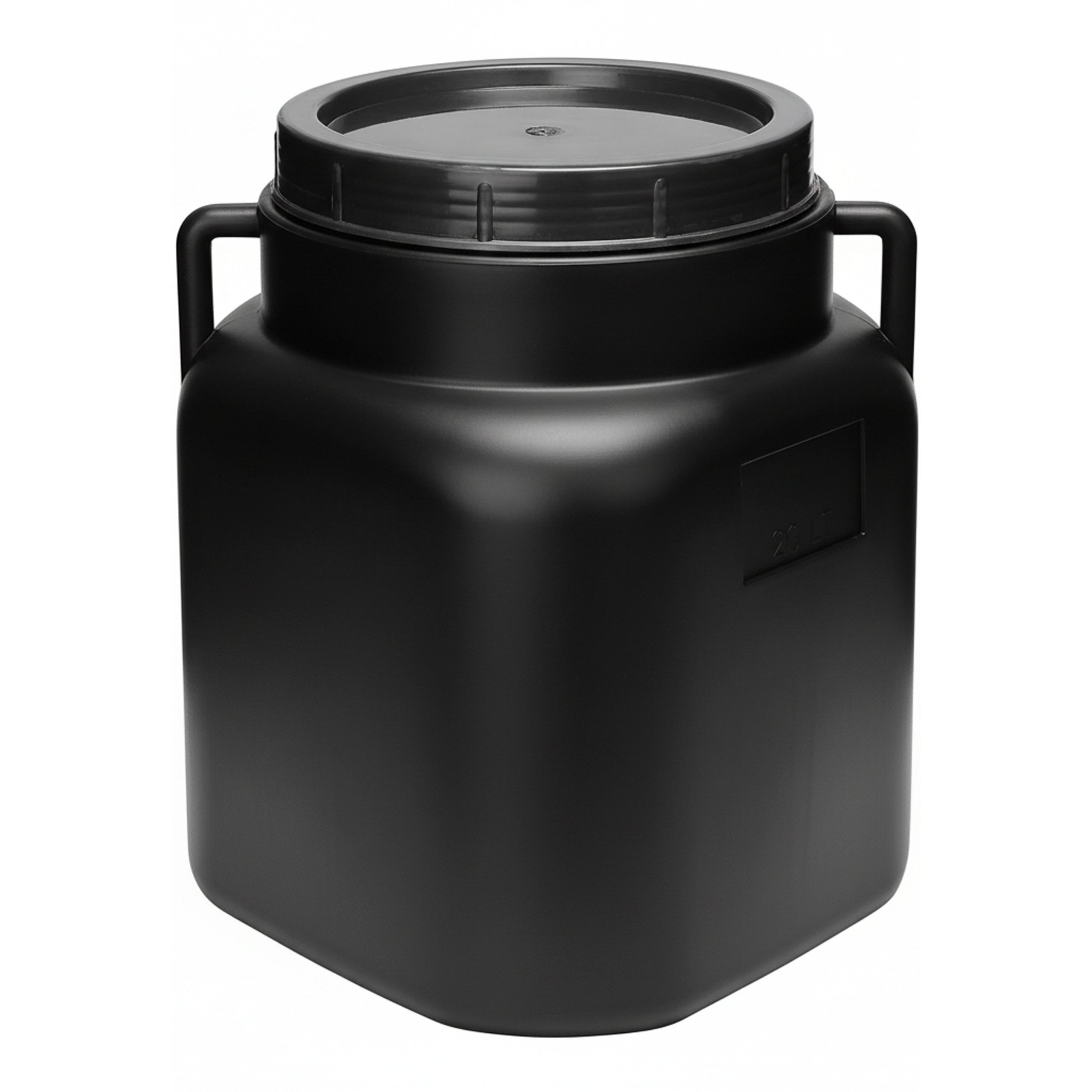 Garronda Regentonne BPA-freies quadratisches Fass und Behälter mit Deckel GD-0088, 20 l