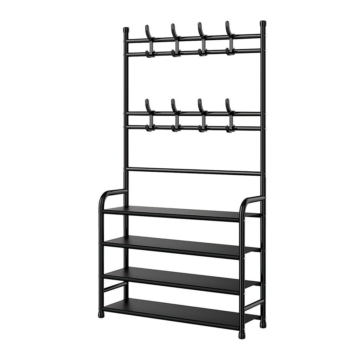 POPOLIC Garderobenständer Cloak Rack, Shoe Bench, 3-in-1-Schrank für den Ei günstig online kaufen