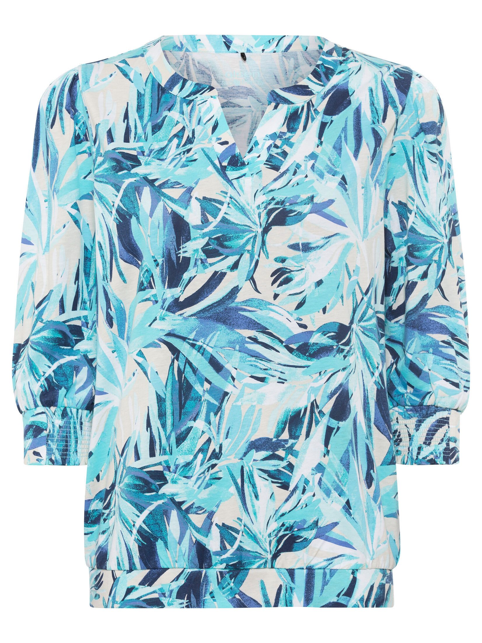 Olsen Print-Shirt (1-tlg) elastische Ärmelbündchen und günstig online kaufen