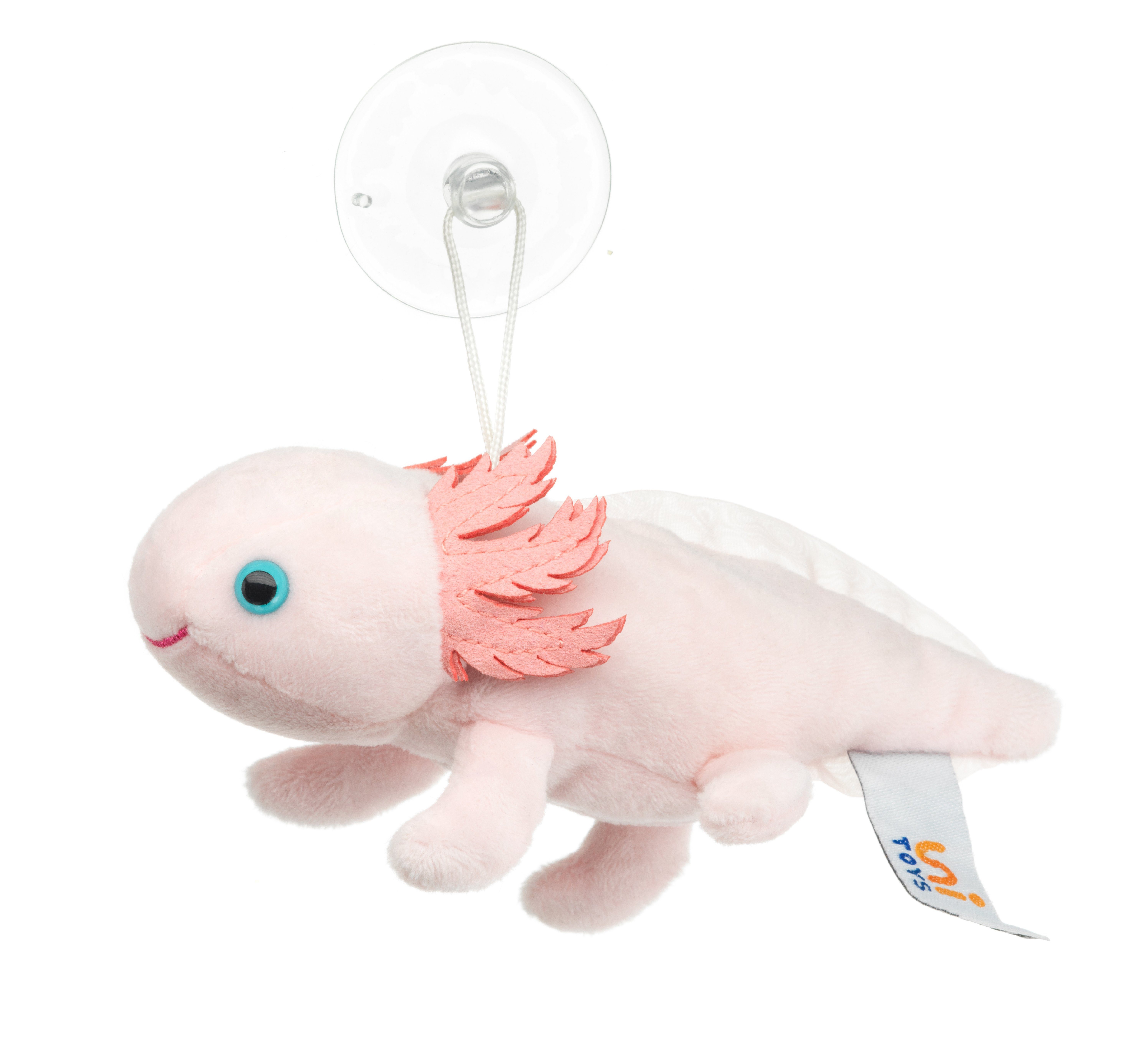 Uni-Toys Kuscheltier Axolotl - verschiedene Modelle - 15 cm (Länge) - Plüsch, Plüschtier, zu 100 % recyceltes Füllmaterial