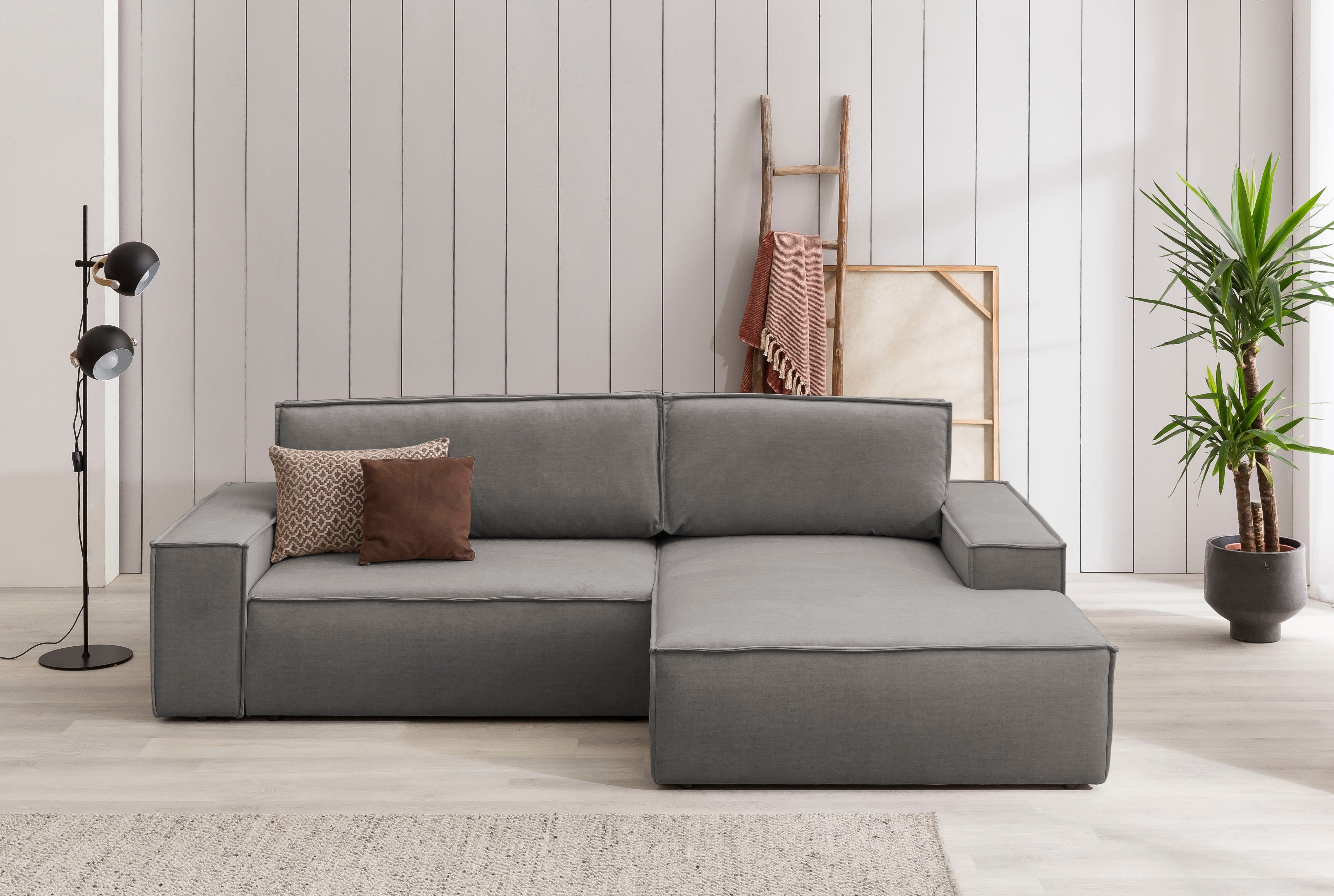 Home affaire Ecksofa SHERWOOD Schlafsofa 267 günstig online kaufen