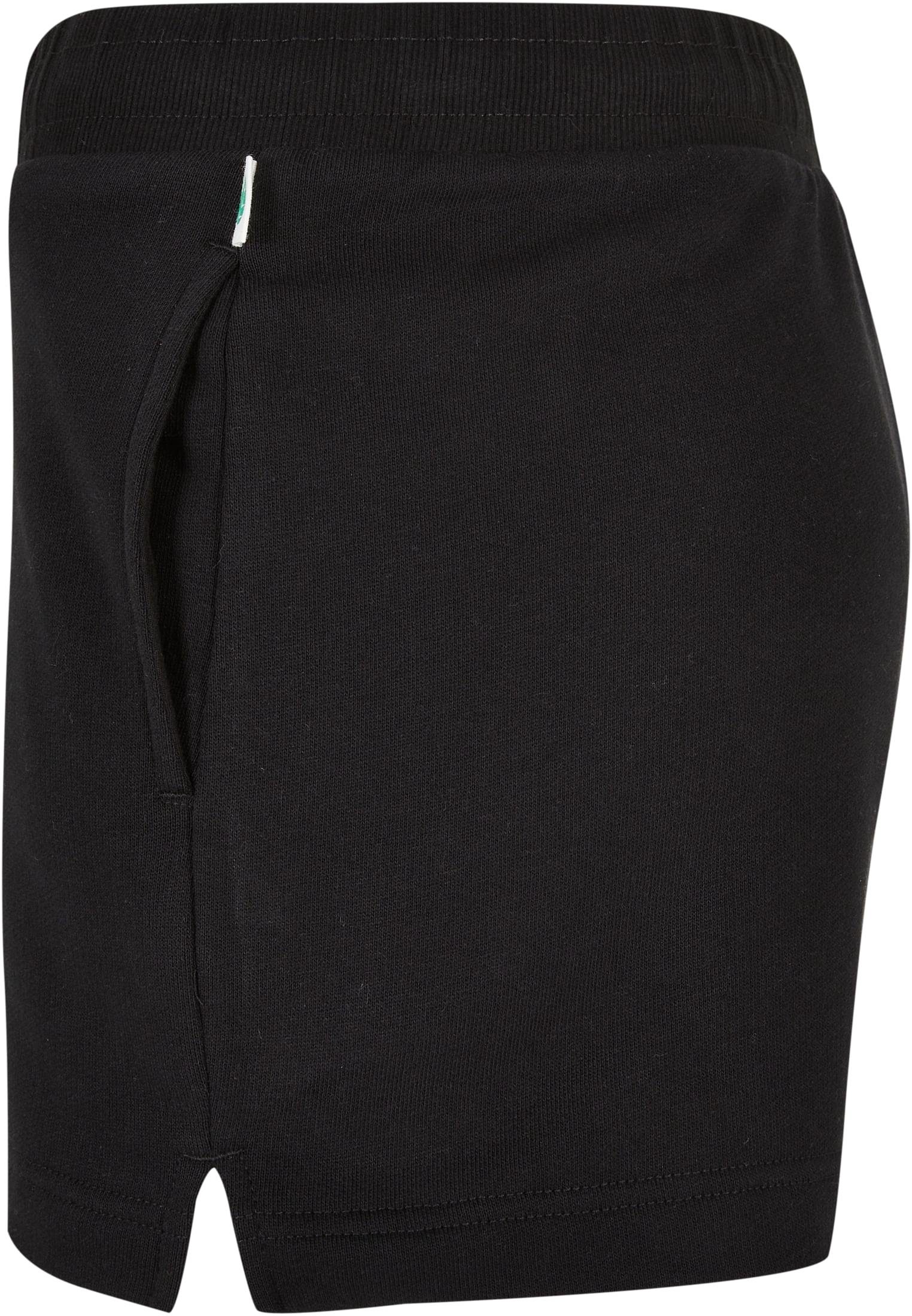 Organic Damen Ladies Sweatshorts black Shorts URBAN CLASSICS (1-tlg) Terry