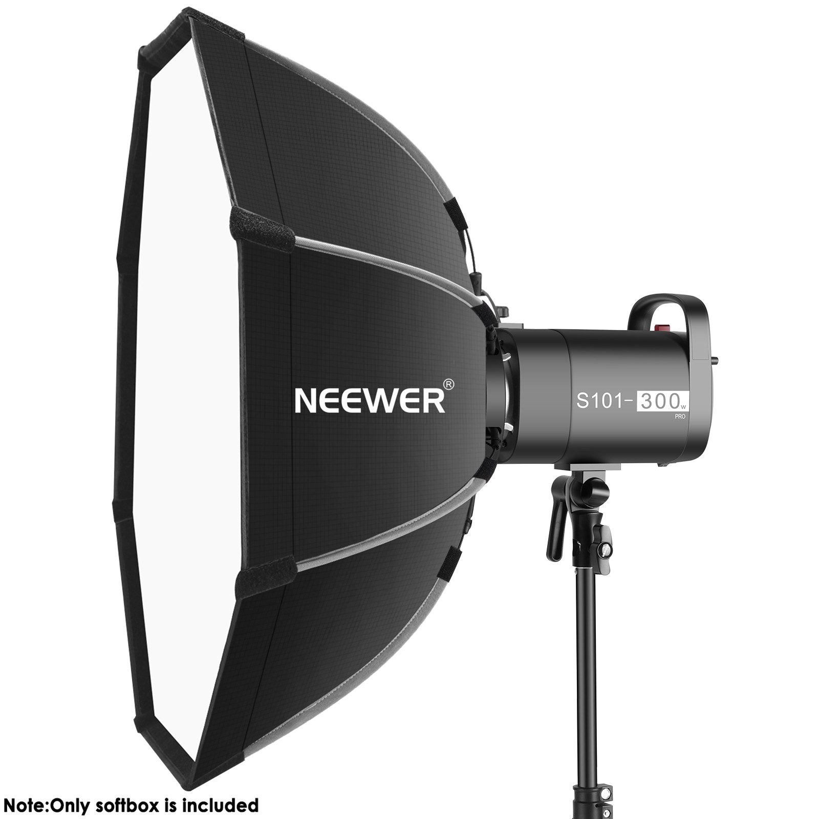 Neewer Softbox 65cm/90cm Achteckige Softbox mit Schnellverschluss, mit Bowens Mount, Kompatibel mit Neewer und anderen Bowens Mount Leuchten