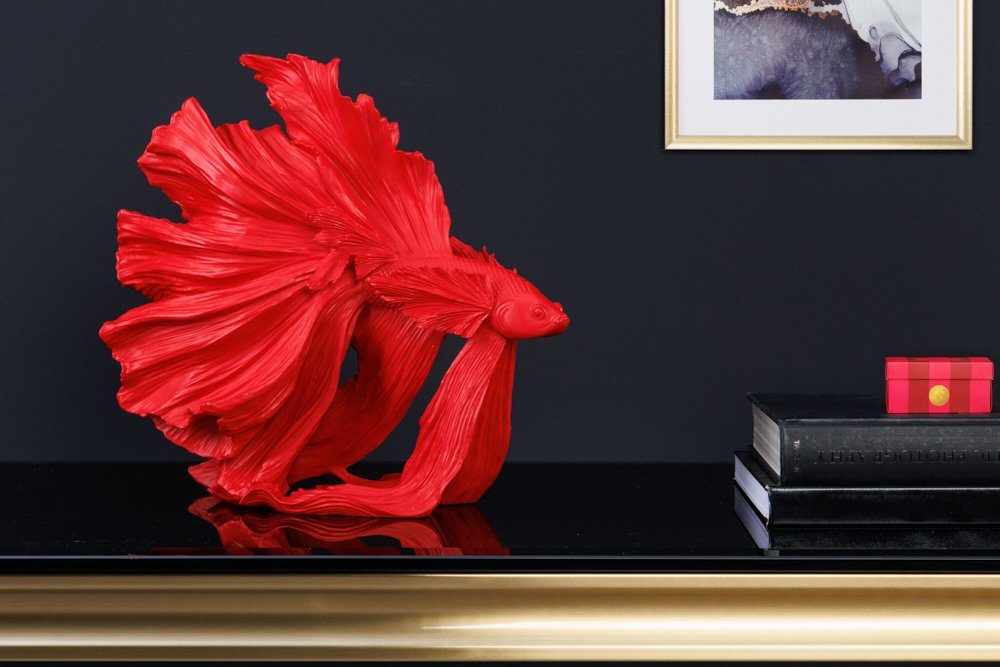 riess-ambiente Tierfigur CROWNTAIL 35cm rot (Einzelartikel, günstig online kaufen