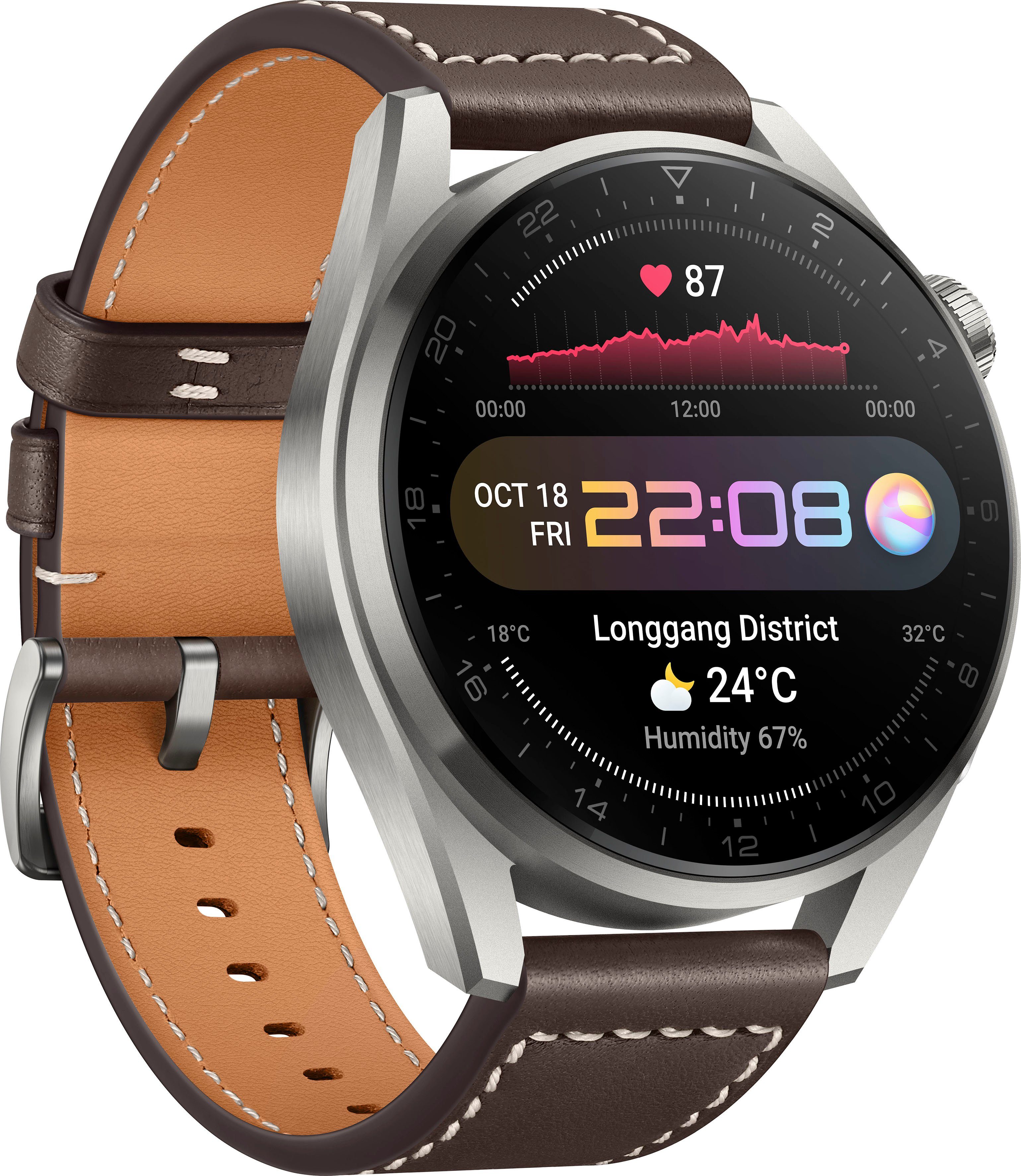 Classic OS), 3 Zoll, 3 cm/1,43 Pro Herstellergarantie Smartwatch WATCH Jahre (3,63 Huawei Galileo-L40E Harmony
