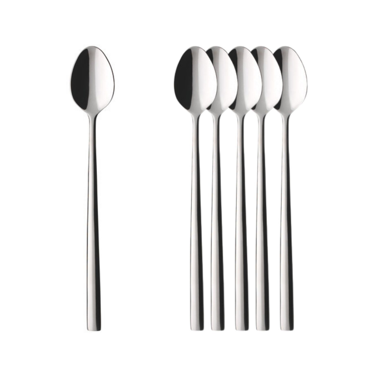 Villeroy & Boch Kaffeelöffel Piemont Latte-Macchiato-Löffel 19 cm 6er Set (6 Stück)