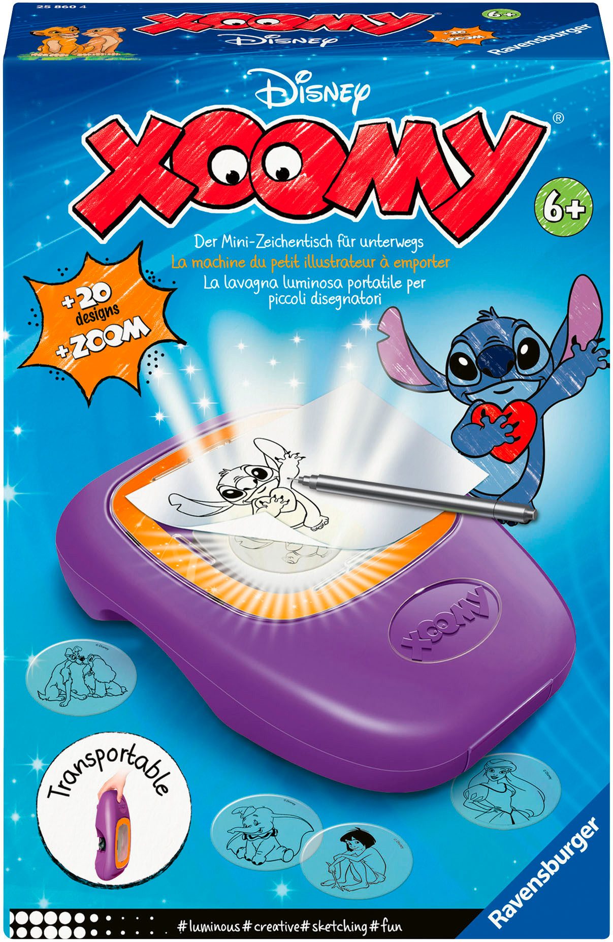 Ravensburger Malvorlage Xoomy®Midi Disney Classics, Made in Europe