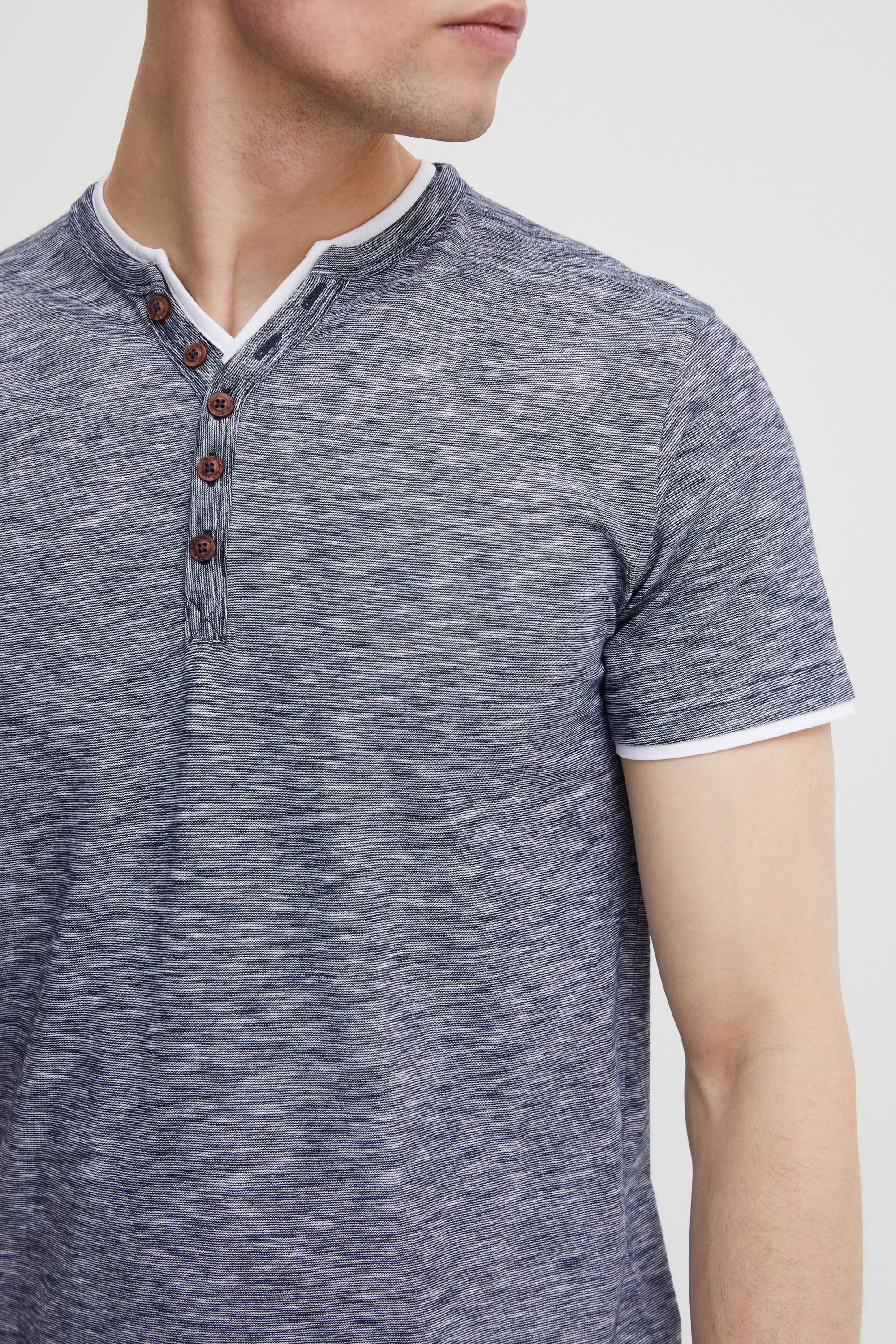 !Solid Rundhalsshirt SDDigos T-Shirt mit Knopfleiste günstig online kaufen