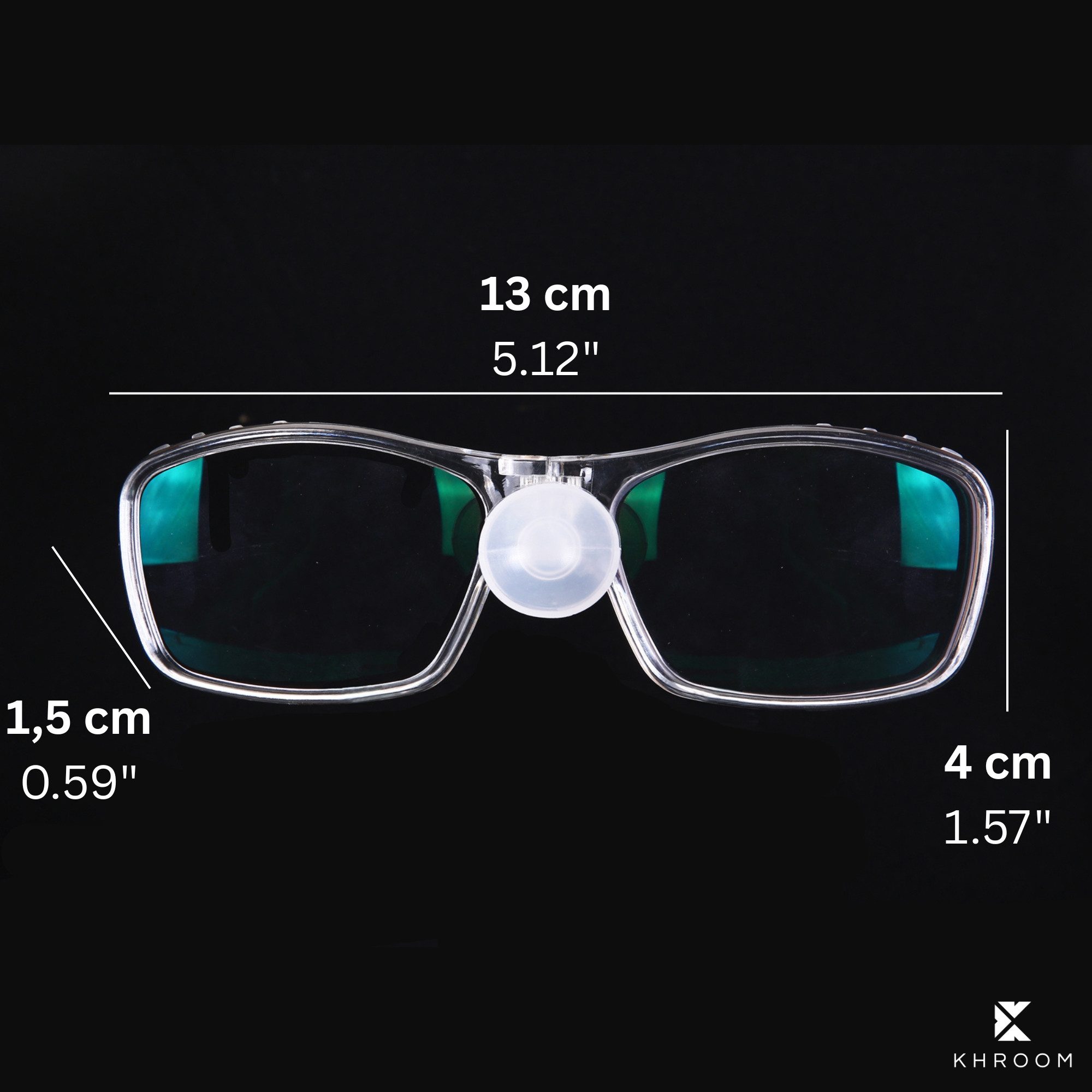 Khroom Schnorchel Schnorchelmasken Brillengläser Sehhilfe von -6.0 bis +6.0 Dioptrien