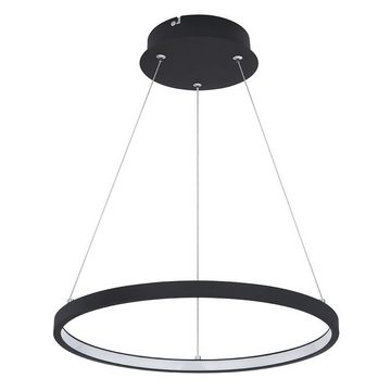 Globo LED Pendelleuchte, LED-Leuchtmittel fest verbaut, Warmweiß, Pendelleuchte Ring Hängeleuchte rund LED Lampen Wohnzimmer hängend