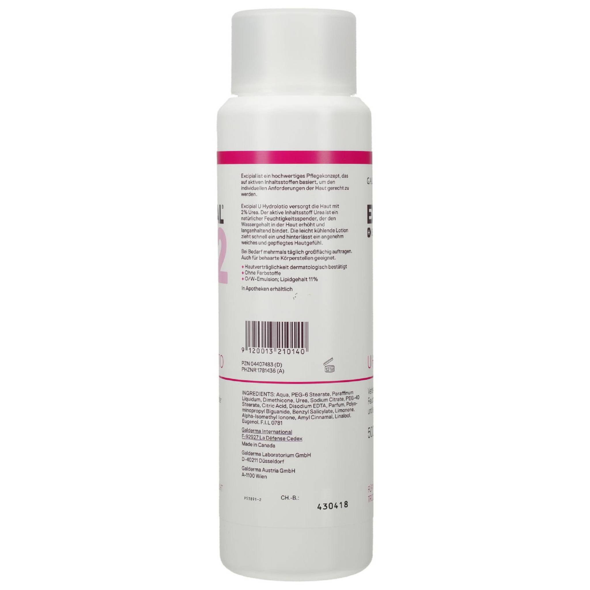 Galderma Laboratorium GmbH Bodylotion EXCIPIAL U Hydrolotio 500ml PZN 04407483