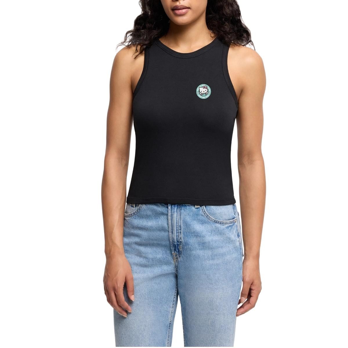 T-Shirt Hello Kitty Club Just Be You Cropped Frauen Organic Tank Top