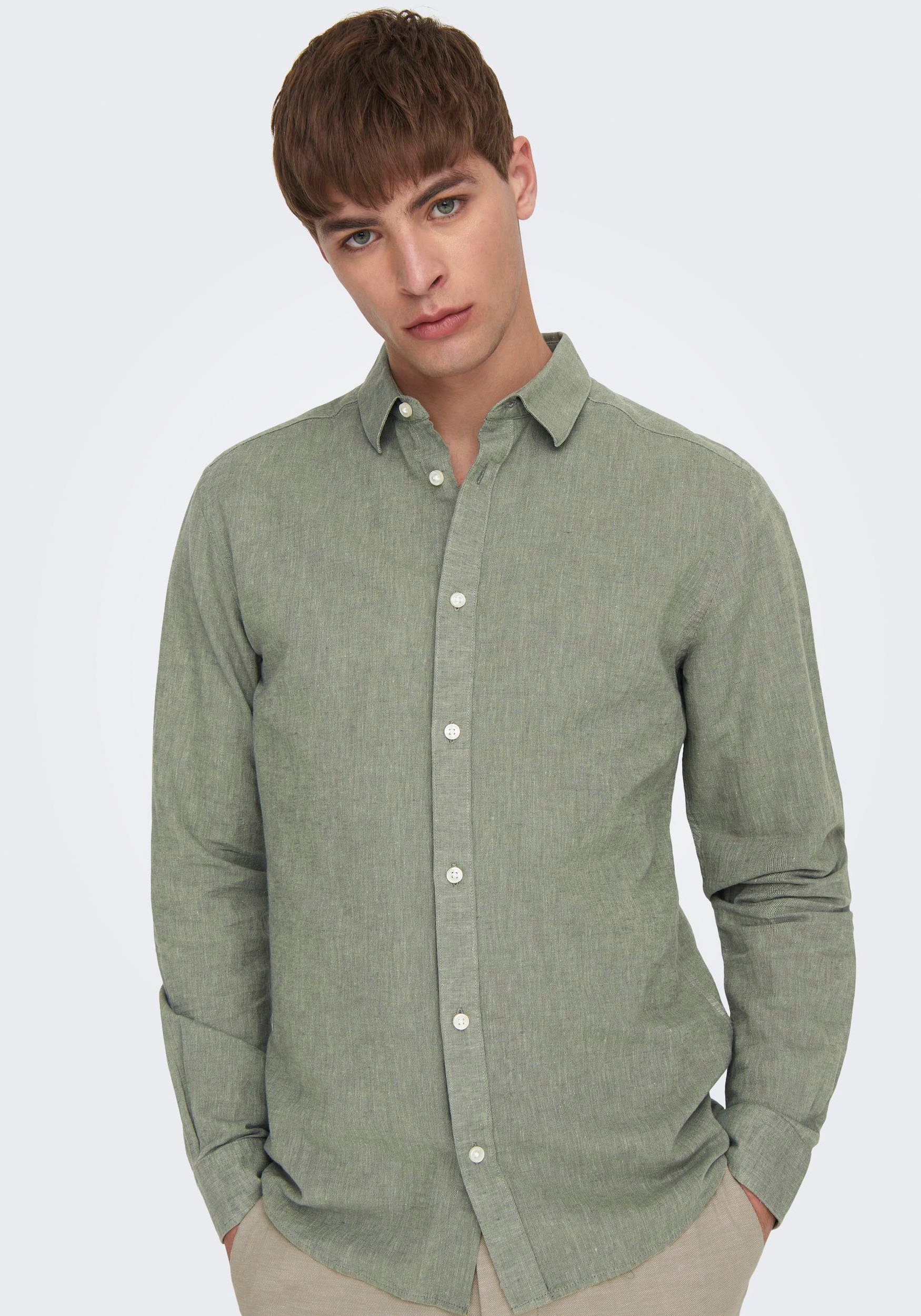 ONLY & SONS Langarmhemd ONSCAIDEN LS günstig online kaufen