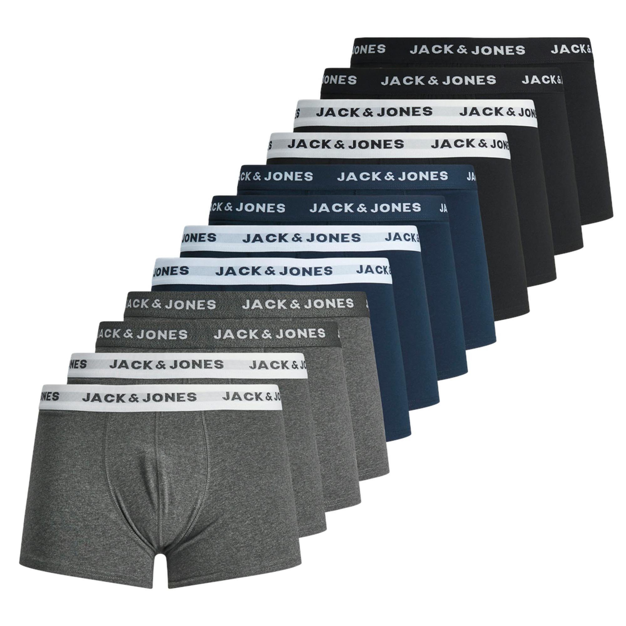 Jack & Jones Boxer Herren Boxershort 12er Pack Baumwolle (Packung, 12er Pac günstig online kaufen