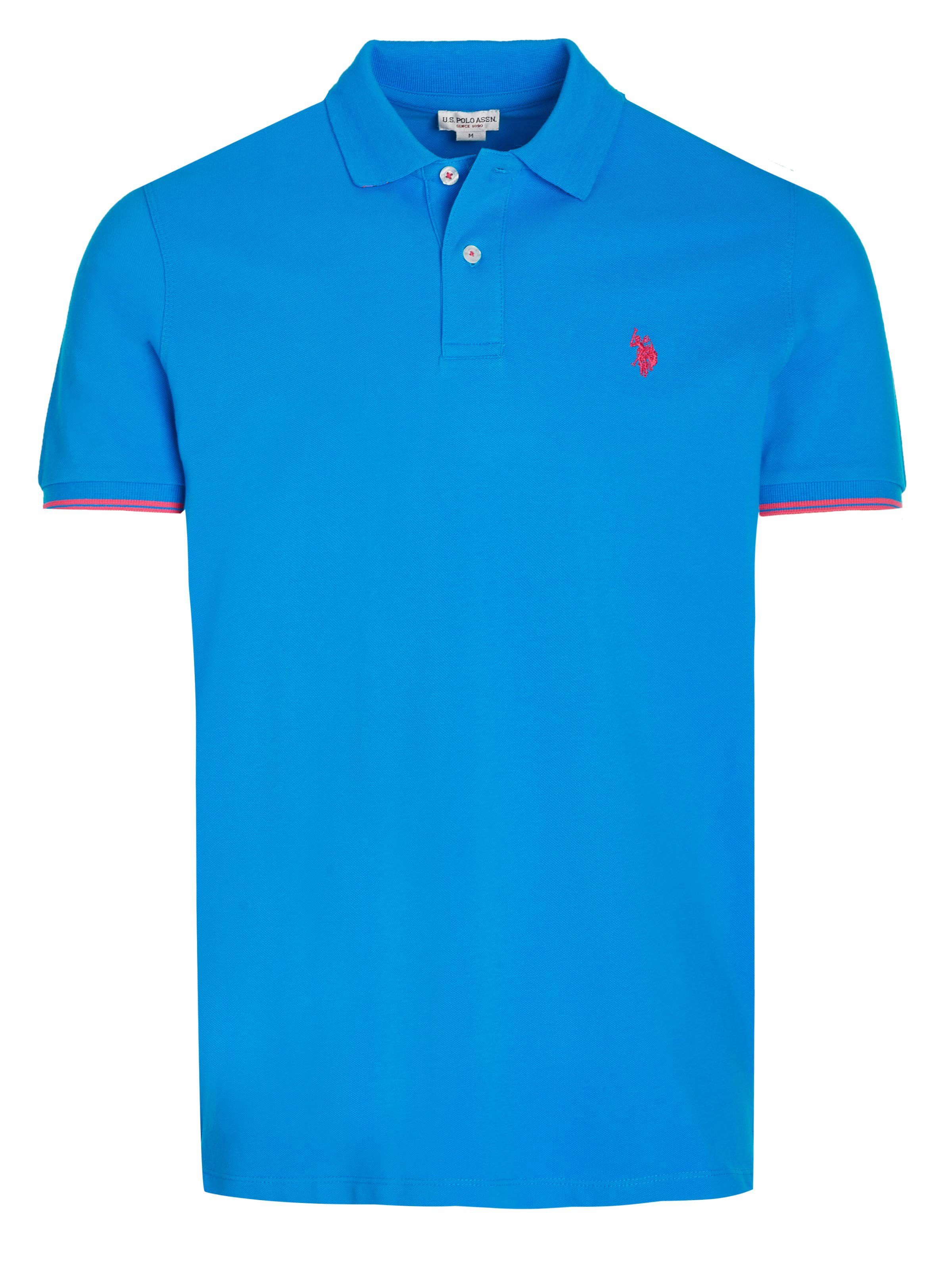 U.S. Polo Assn Poloshirt U.S. Polo Assn. Polohemd blau