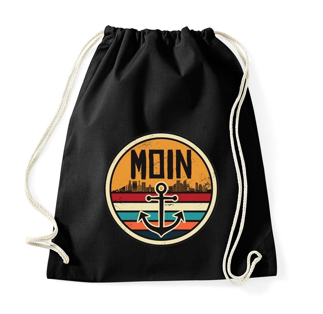 Youth Designz Turnbeutel MOIN Baumwollbeutel Tasche Turnbeutel, mit modischem Print