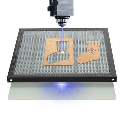 TolleTour Wabenplatte Laser Wabenmuster Aluminium Honeycomb 300x200mm/400x400mm Laserdrucker