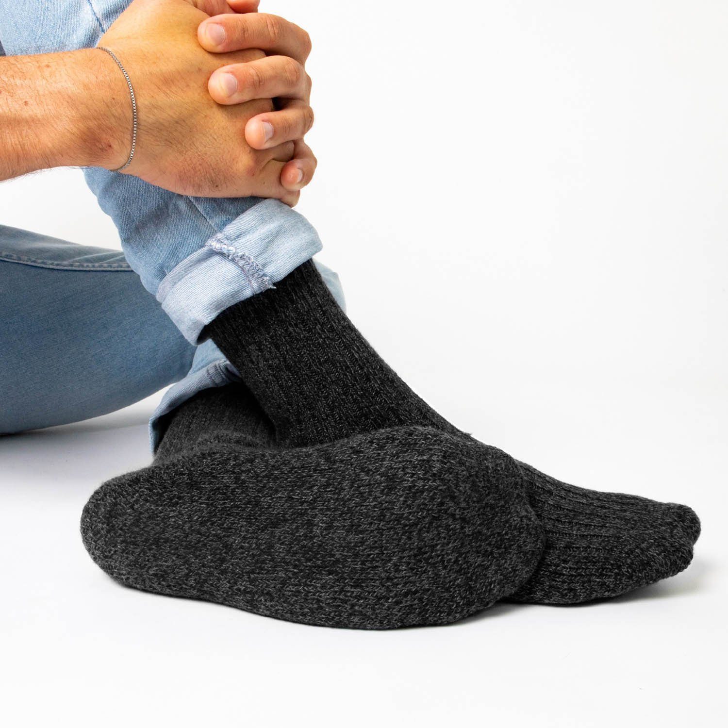 Herren Finn) OCCULTO Norwegersocken Pack Socken (Modell: Norweger Occutlo Anthra 6er (6-Paar)